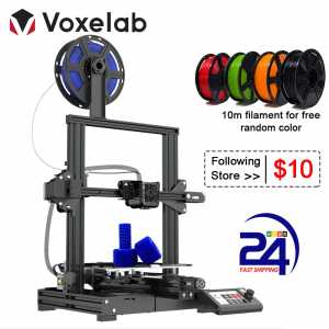 Voxelab Aquila DIY 3D Printer Kit Resume Power Failure Printing Masks Anime Dolls Large Size 3D Printer Machine With Filament
