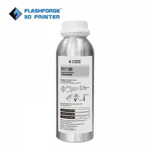 Flashforge Standard Resin(grey) FH1100 for DLP 3D Printers, 500 g