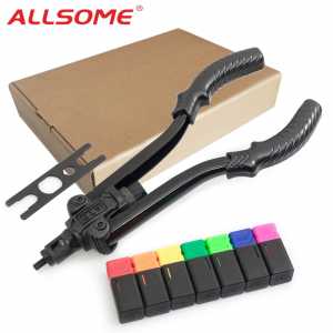 ALLSOME 619 Riveter Nut Gun Rivet Nut Tool Rivnut Tool Blind Rivet Insert Manual Riveter Nut Riveting Rivnut Tool