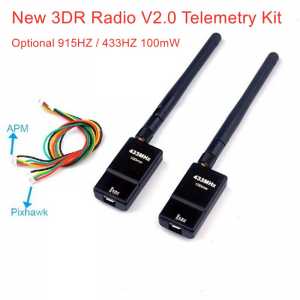 New 3DR Radio V2.0 Telemetry Kit 433MHZ 915MHZ 100mw Air and Ground Data Transmit Module For APM PX4 Aerial Photography
