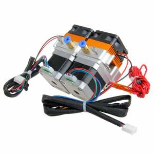 Geeetech MK8 Dual Extruder high reliability extruder 1.75mm/3mm filament and 0.5mm/0.4mm/0.35mm/0.3mm nozzle.