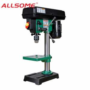 HISIMEN 8 inch HD2000 450W Variable Speed Drill Press Bench Drill Stand with Digital Speed Readout and Laser Light