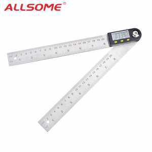 Digital Angle Ruler 0-200/300/500 Stainless Steel Protractor Woodworking Angle Protractor Angle Ruler Inclinometer Goniometer
