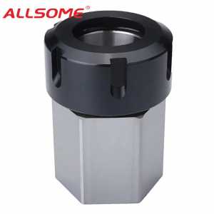 ALLSOME Hard Steel Hex ER-32 Collet Chuck Block CNC Lathe Tool Holder HT2941