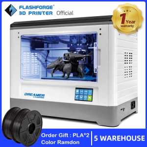 Flashforge Dreamer Desktop FDM 3D Printer Dual Extruder Color Print WIFI Touchscreen W/2 Spool Fully Enclosed Chamber 3D Printer
