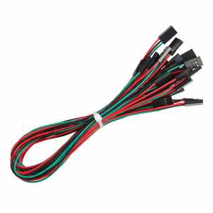 Geeetech 50pcs 1pin/2pin/3pin 30cm Female to Female Jumper Wire Dupont Cable for 3D Printer Arduino