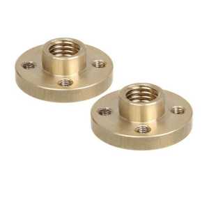 Geeetech 2pcs/lot 3D Printer Parts M8 Copper Nut for Diameter 8mm,Pitch 2mm Z Axis Lead Screw