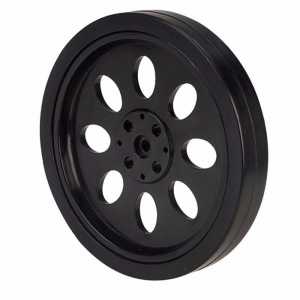 10pcs Black Wheel 70x10 mm Rubber Wheels For FS5103R/FS5106R/FS5109R Servo Robot Platform Wheel Toys Smart car