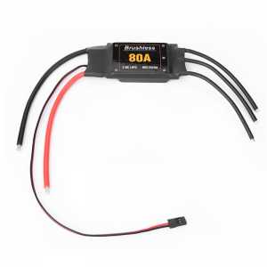 RC Brushless ESC 80A UBEC 2S-6S Electronic Speed Controller with BEC DIY Module for RC Airplane Plane Aircraft Boat Car