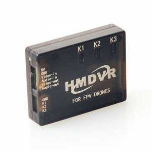 Hot sell happmodel HMDVR Mini DVR Video Audio Recorder for RC Drone FPV Racing Multicopter