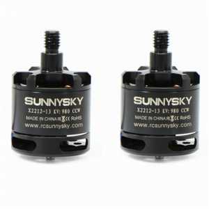 Free Shipping 2PCS CW/CCW SUNNYSKY X2212 980 KV Outrunner Brushless Motor W/ self-lock screw for RC Quadcopter Multicopter
