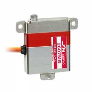 JX PDI-2607MG digital full mental aluminium case wing servo for glider plane helicopter