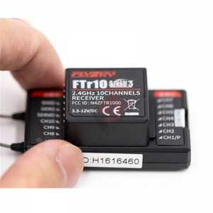 FlySky FTr10 2.4G 10CH AFHDS 3 RC Receiver Support i-BUS/S-BUS/PPM Output Compatible PL18 for RC Drone