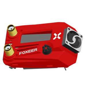 New Foxeer Wildfire 5.8GHz 72CH Dual Receiver OLED Ground Station Module Support OSD Firmware Update For Fatshark FPV Goggles