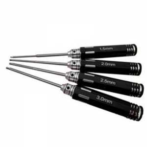 4pcs 1.5/2.0/2.5/3.0mm Ball Head Screwdriver Tool Set RC Model Toys Drones Cars Helicoopters Quad Installation Repair Parts