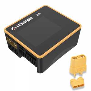 iCharger S6 1100W / 6S / 40A High Power 2A single channel Balance Charger full color IPS display Discharger with XT90 connector