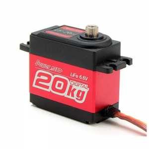 Free Shipping Power HD LF-20MG 20KG Digital Servo Winch for Climbing Robot Manipulator FUTABA 4PLS