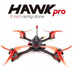 EMAX Hawk Pro 5 Inch 4S/6S FPV Racing Drone 35A Blheli_32 ESC Pulsar 2306 Motor Tiny D8 FrSky Receiver 25-2000mW 37CH VTX Camera