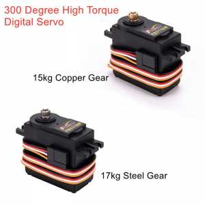 FEETECH 300 Degree 6V-15kg.cm 7.4V-17kg.cm High Torque Copper / Steel Gear Digital Servo For RC Truck Car Boat Helicopter