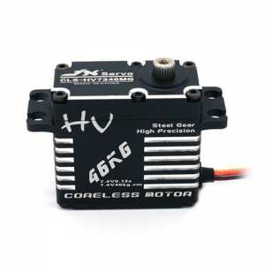 JX CLS-HV7346MG JR  265 mm 46KG HV High Precision Steel Gear Full CNC Aluminium Shell Structure Digital Standard Servo