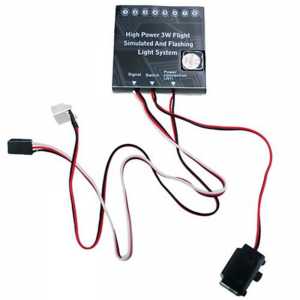 NEW G.T.POWER High power 3W Flight Simulated And Flashing Light System LED Light for RC Fixed-wing