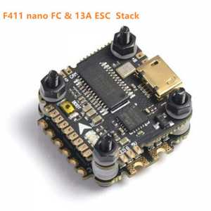 Diatone MAMBA F411 nano FC Controller & 13A  ESC 2-4S MINI Power Tower Stack Dshot300/600 5V 1.5A BEC for RC FPV Racing Drone