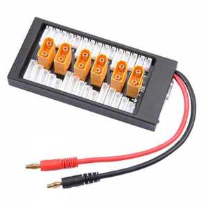Amass V2 version 2-6S JST-XH/ XT90 plug Lipo Battery 40A Parallel Balance Charging Panel Board for FPV RC IMAX B6/Maxpro x612s
