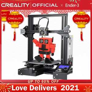 CREALITY 3D Printer Ender-3/Ender-3X Upgraded Tempered Glass Optional,V-slot Resume Power Failure Printing KIT Hotbed