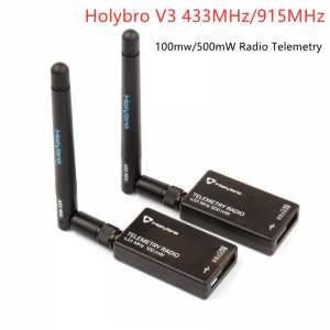 Holybro V3 433MHz/915MHz 3DR Radio Telemetry 100mw/500mW Air/Ground Module Set for APM2.6 Pixhawk PX4 Controller