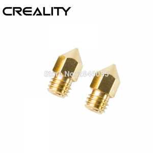 10Pcs/Lot 3D Printer Brass Copper Nozzle Sizes 0.2mm 0.3mm 0.4mm 0.5mm 0.6mm 0.8mm Extruder Print Head For 1.75mm MK8 Makerbot