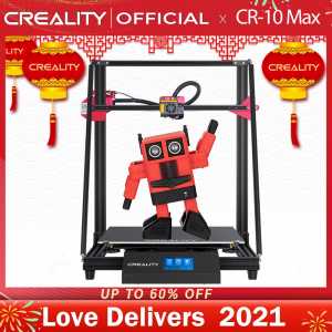 CREALITY 3D CR-10 Max BL Auto Leveling Sensor Printer 4.3inch Touch LCD Resume Printing Filament Detection MeanWell Power