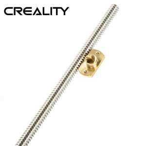 Factoty Supply CREALITY 3D Printer Parts Ender-3 Z axis Rod Lead Screw+lead screw brass nut for Ender-3 Printer