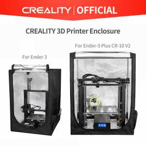 CREALITY 3D Printer Enclosure Two Size Optional For Ender-3 Ender-3 Pro Ender-5 Plus CR-10 V2 Safe,Quick and Easy installation