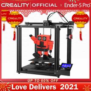 CREALITY 3D Printer New Ender-5 Pro Silent Board Pre-installed Magnetic Build Plate Power off Resume Printing Enclosed Structure