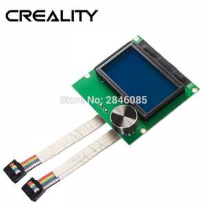 1Pcs/lot CREALITY 3D printer Parts controller RAMPS 1.4 LCD 12864 control panel blue screen+Cable For CR-10S 3D Printer
