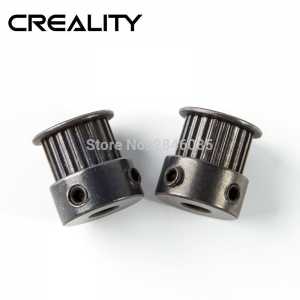 CREALITY 3D Printer Accessories Synchronizing Wheel Timing Pulley GT2 20 Teeth Support Timing Belt GT2 For Ender-3/Ender-3 Pro