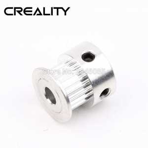 CREALITY 3D GT2 Pulley20 tooth Bore 5mm/8mm teeth Timing Gear Alumium For 2GT belt Width 6mm For 3D printer parts