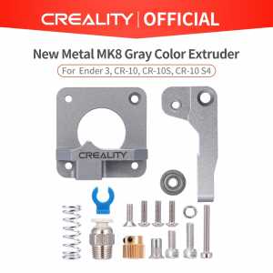 CREALITY 3D New Metal MK8 Gray Color Extruder Aluminum Alloy Block Bowden Extruder 1.75mm Filament For Ender CR Series Printers