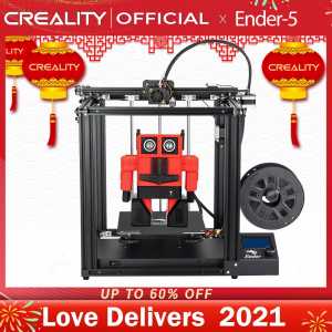 CREALITY 3D Printer Ender-5 Dual Y-axis Motors Magnetic Build Plate Power off Resume Printing Masks Enclosed Structure