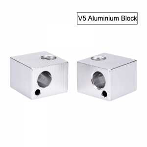 3D Printer Parts V5 Aluminium Block All metal heating block of Hotend 3D aluminum process 16x16x12mm printer accessories