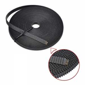 BIQU 2/5M PU with Steel Core GT2 Belt Black/White Color 2GT Timing Belt 6/10mm Width for 3D Printer Parts
