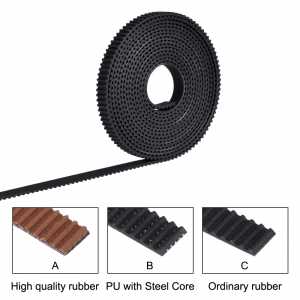 2/5meter GT2-6mm Open Timing Belt Width 6mm 10mm GT2 belt PU With Steel Core Belt 2GT Timing Belt For Reprap 3D Printer Parts