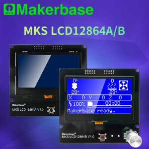 Makerbase MKS LCD12864A/B intelligent display LCD controller panel module smart display 3D printer parts