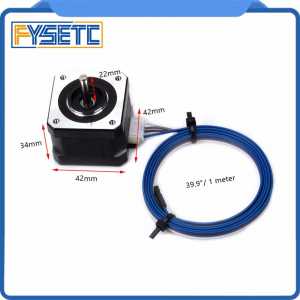 5pcs Nema 17 Stepper 34 Motor 1.8 Stepper Angle 1.5A 2 Phase Body 4-Lead With Cable for 3D Printer Extruder Prusa i3 MK3