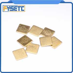 20 Pcs/Pack 12mmx12mmx1mm Thermal Pad Barrier Pure Copper Heatsink Shim for Laptop GPU VAG PAD For 3D Printer Parts