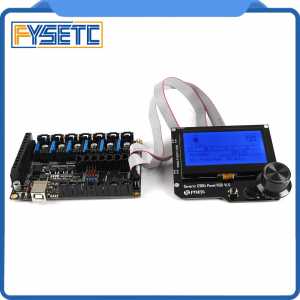 FYSETC F6 V1.3 Board ALL-in-one Electronics Solution VS SKR V1.3 + Generic 12864 Panel V1.1 Smart 12864LCD Module Display