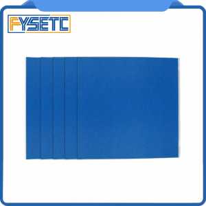 5pcs 3D Printer Heating Bed Blue High temperature Tape 300*300 mm with Rubber Adhesive Material Paper