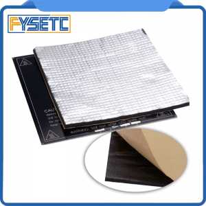 1PC 10mm thickness 3D Printer Heating Bed Heat Insulation Cotton Foil Self-adhesive Insulation Cotton Sticker 300*300*10mm
