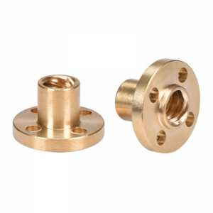 BIQU 3D printer parts  Copper Trapezoidal Screw Nut for T8 Screw T8 nuts stepper motor, rail screw