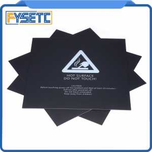 1pc 220x220mm Black Frosted Heated Bed For Wanhao i3 Anet A8 A6 Ender-3 Sticker Build Sheet Build Plate Tape With 3M Backing